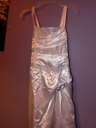 Girl white dress - white, for