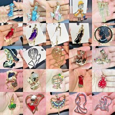 Beauty Lady Brooch Figure